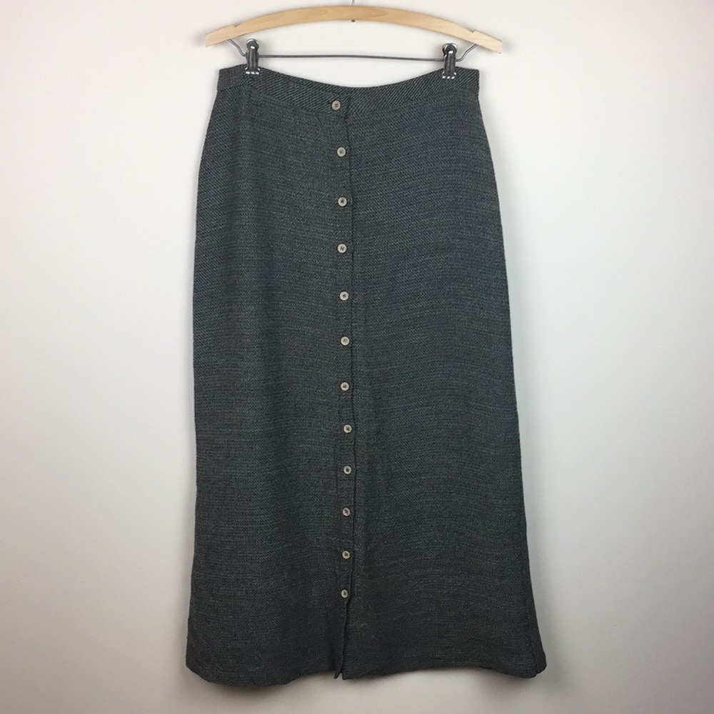 Eileen Fisher - Modest Button Down Maxi Skirt